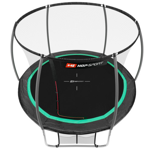 Батут  Hop-Sport 10FT Premium 305 см black/green із внутрішньою сіткою - фото №5